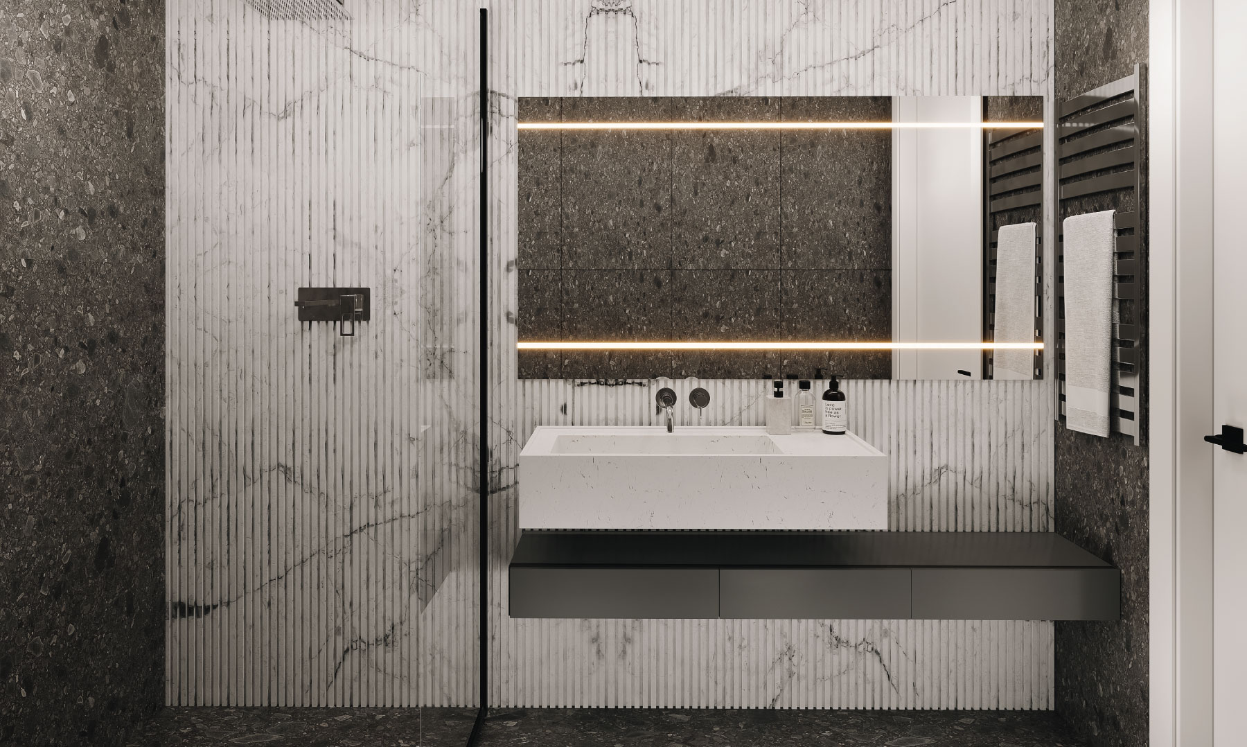 Bedroom with natural light and minimalist design